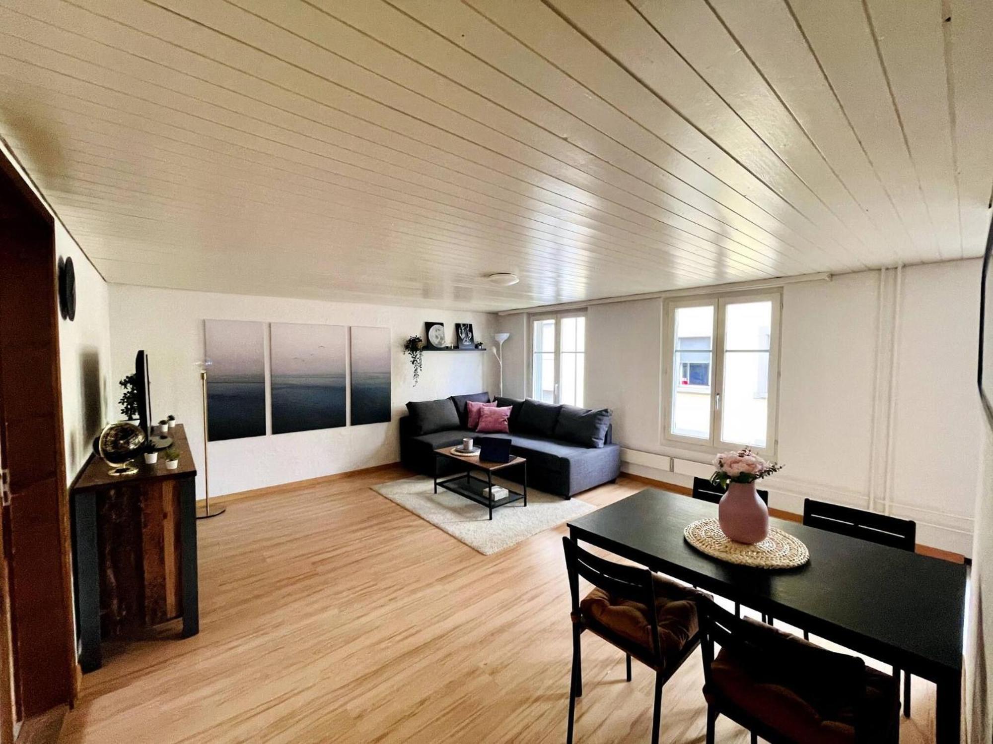 Newly Furnished Beautiful Old Building Apartment In The Center With Apple Tv St. Gallen Exterior foto